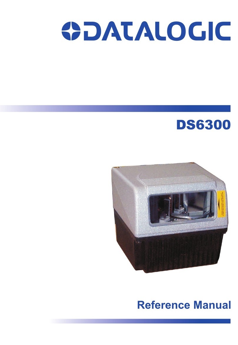Datalogic DS6300 Reference manual