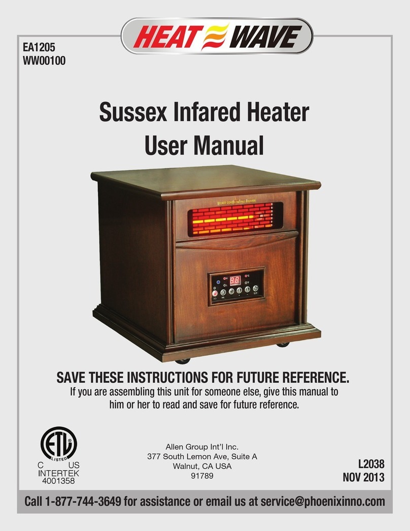 Heat Wave WW00100 user manual