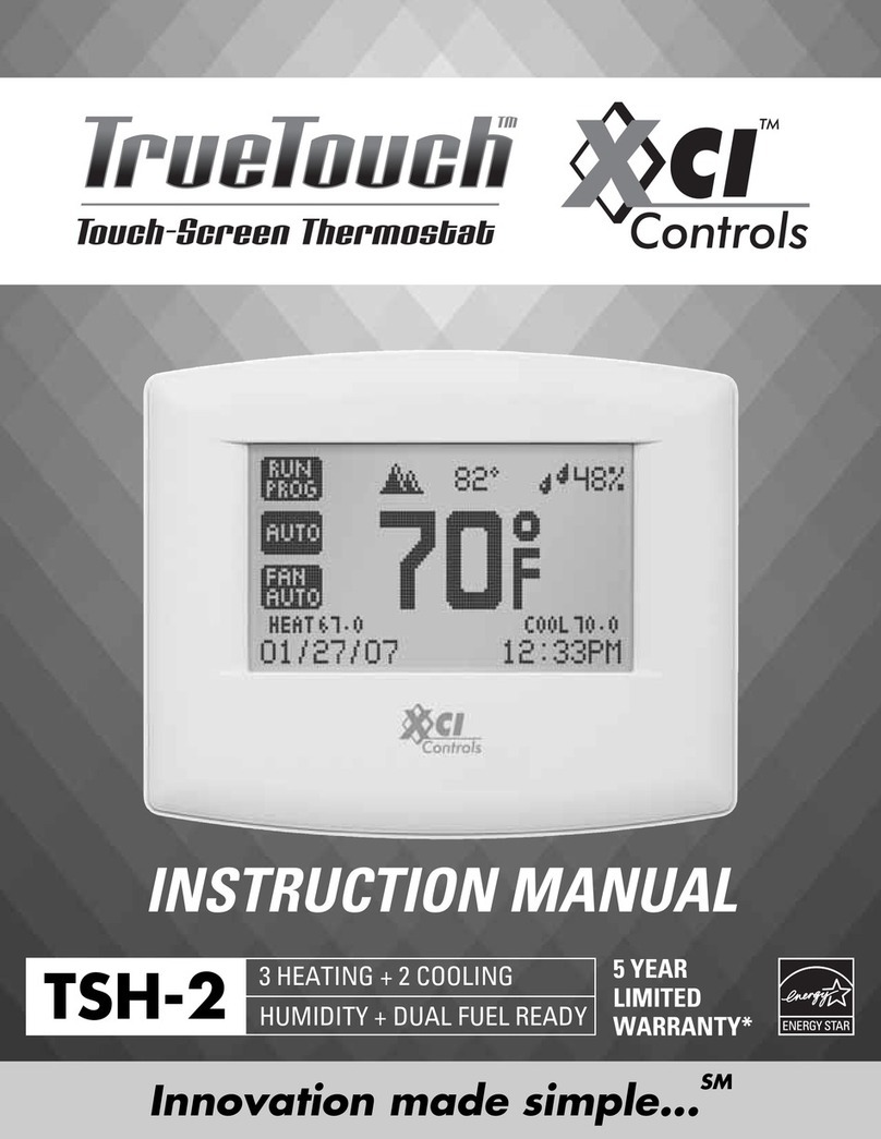 XCI TSH-2 TrueTouch instruction manual