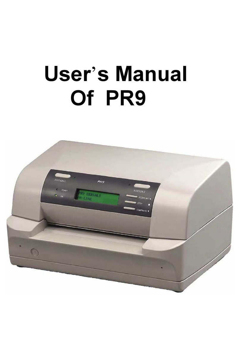 Epson PR9 User manual