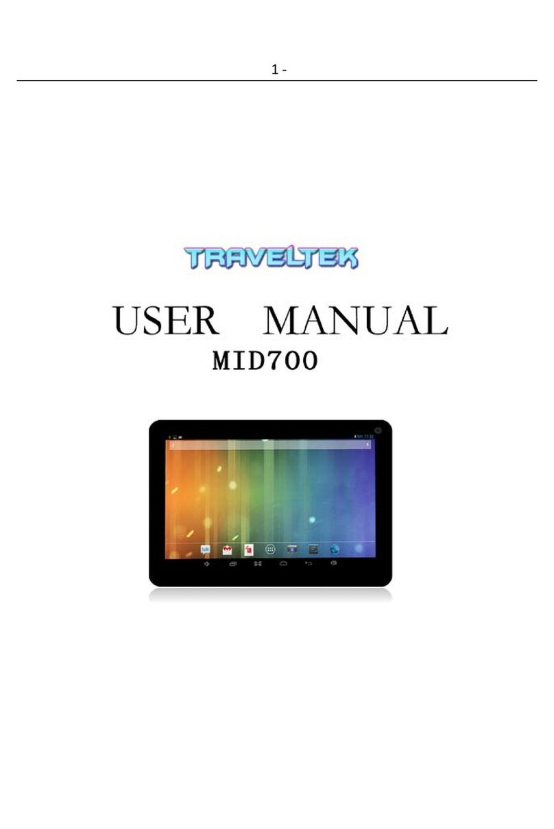 Traveltek MID700 User manual