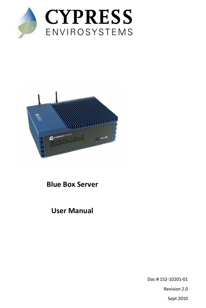 Cypress Blue Box Server user manual