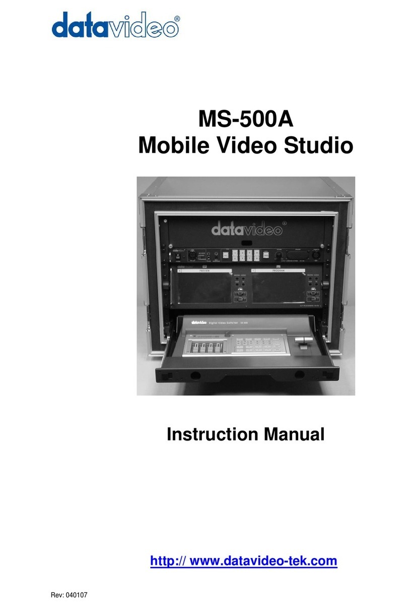 Data Video Ms-500A instruction manual