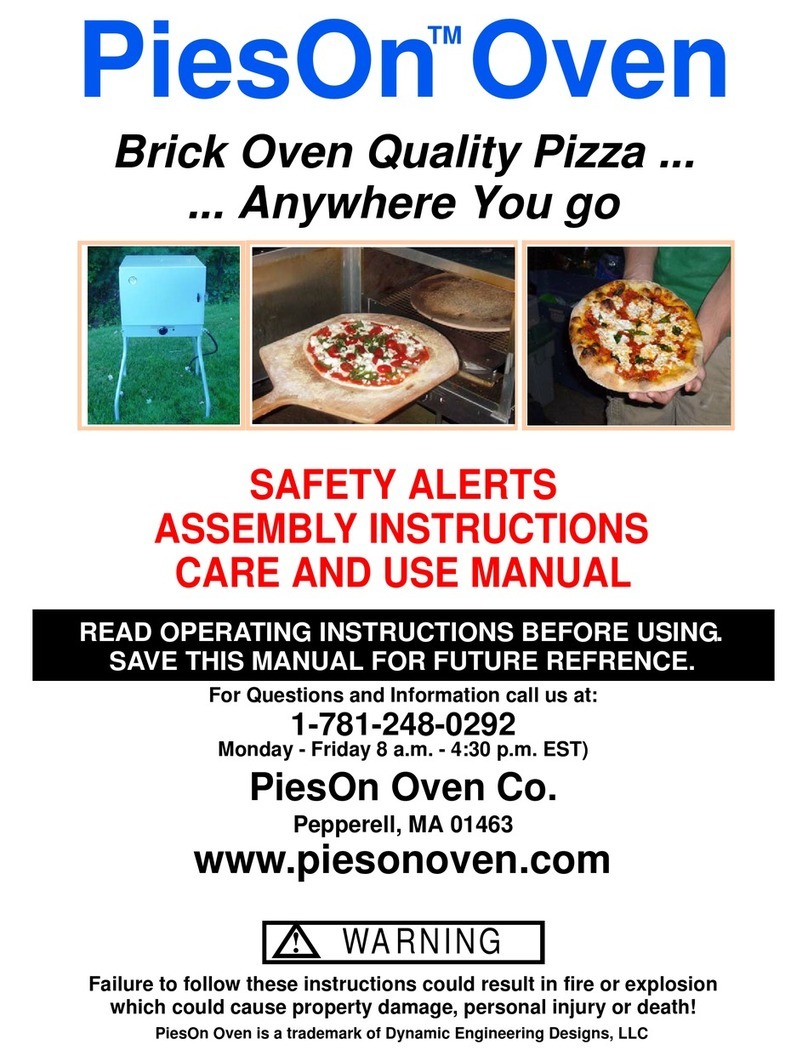 PiesOn Oven owner's manual