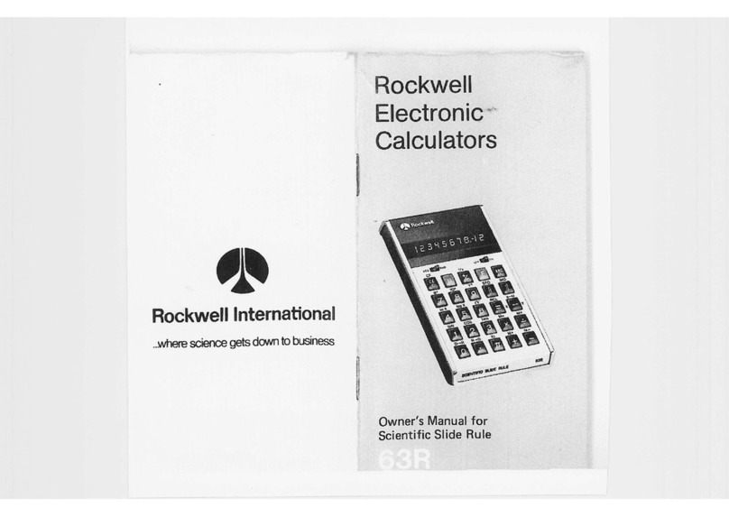 Rockwell 63R owner's manual