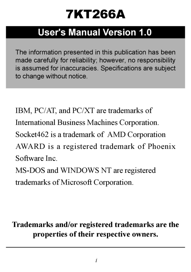 Acorp 7KT266A user manual