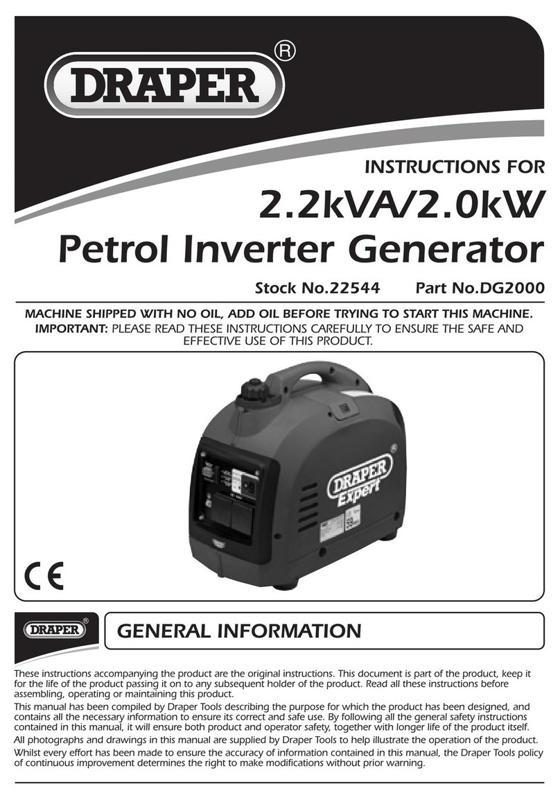 Draper DG2000 User manual