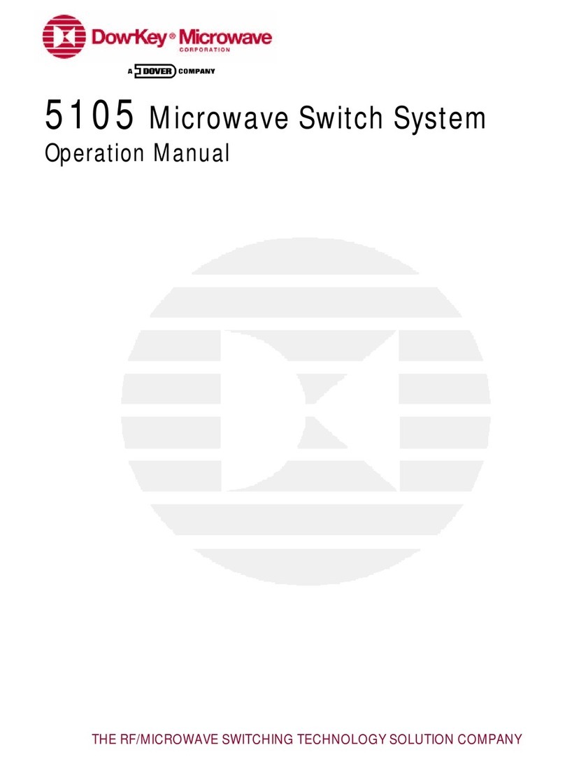 Dow-Key Microwave 5105 Operation manual