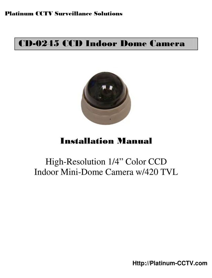 Platinum CCTV CD-0245 User manual