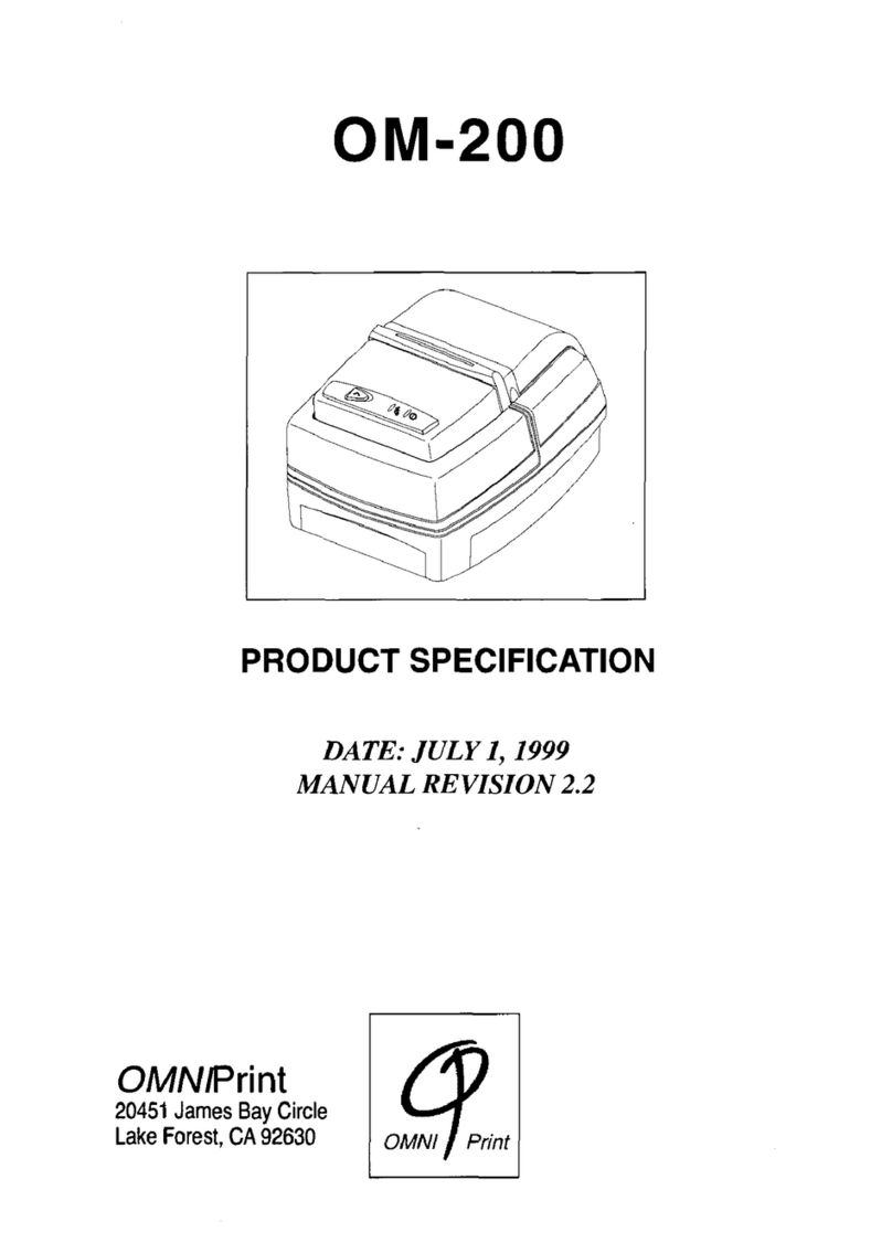 OmniPrint OM-200 Owner's manual OmniPrint OM-200 Owner's manual