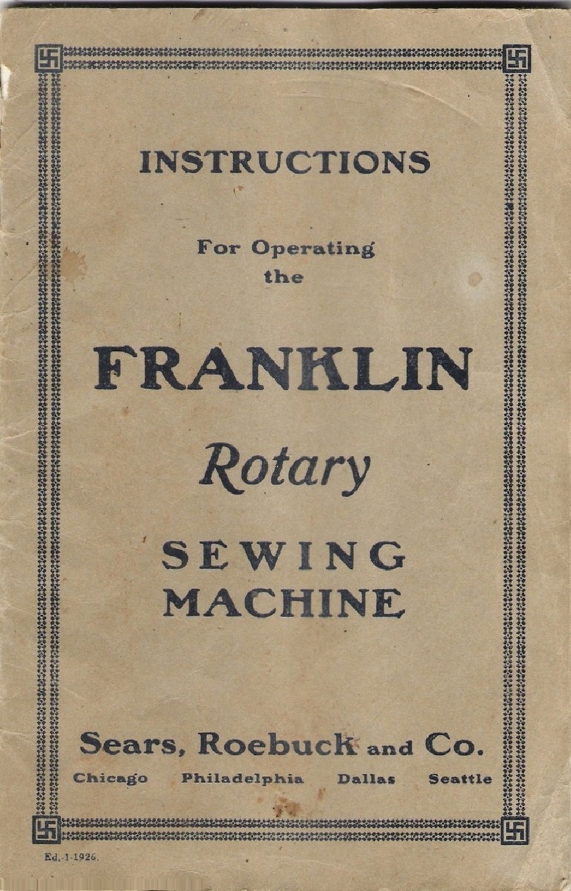 Sears, Roebuck and Co. Franklin operating instructions