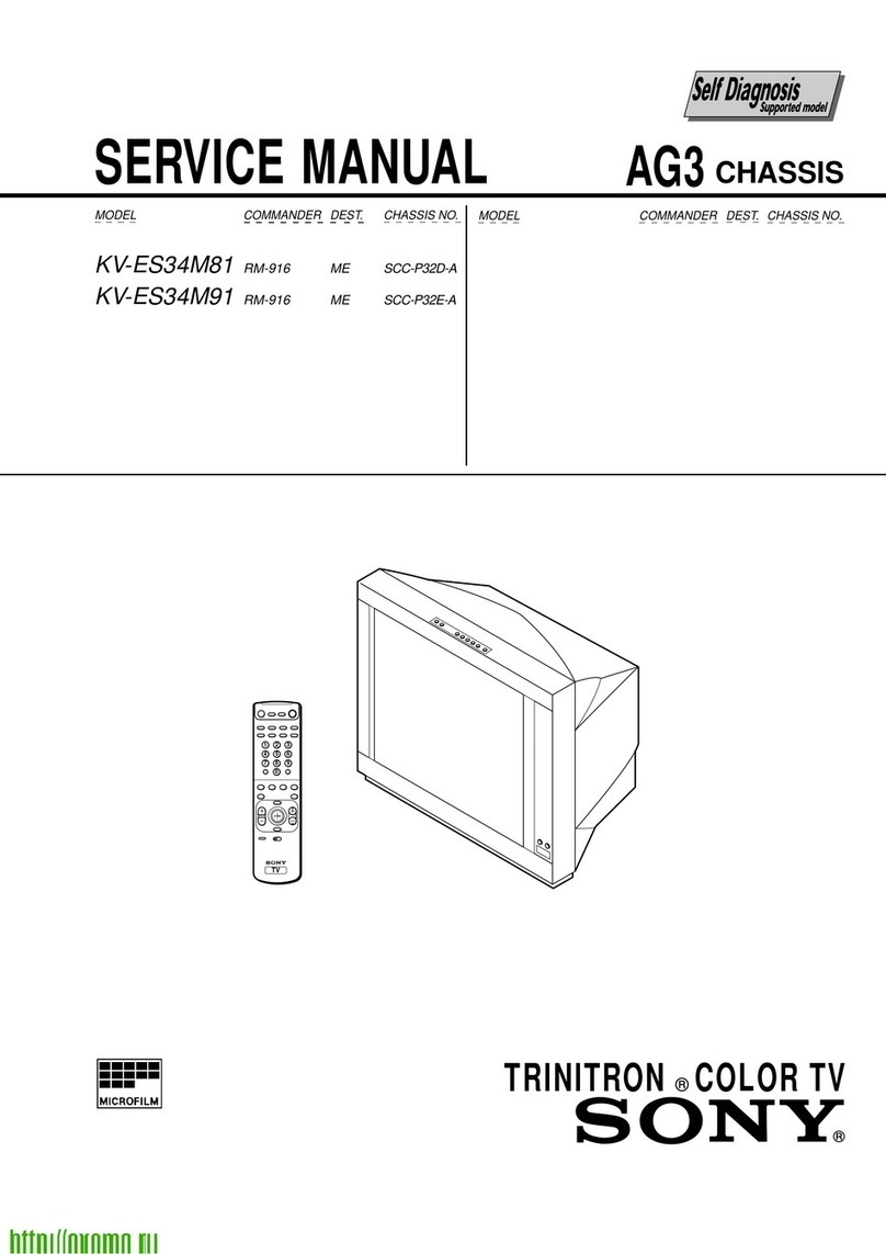 Sony KV-ES34M81 User manual Sony KV-ES34M81 User manual