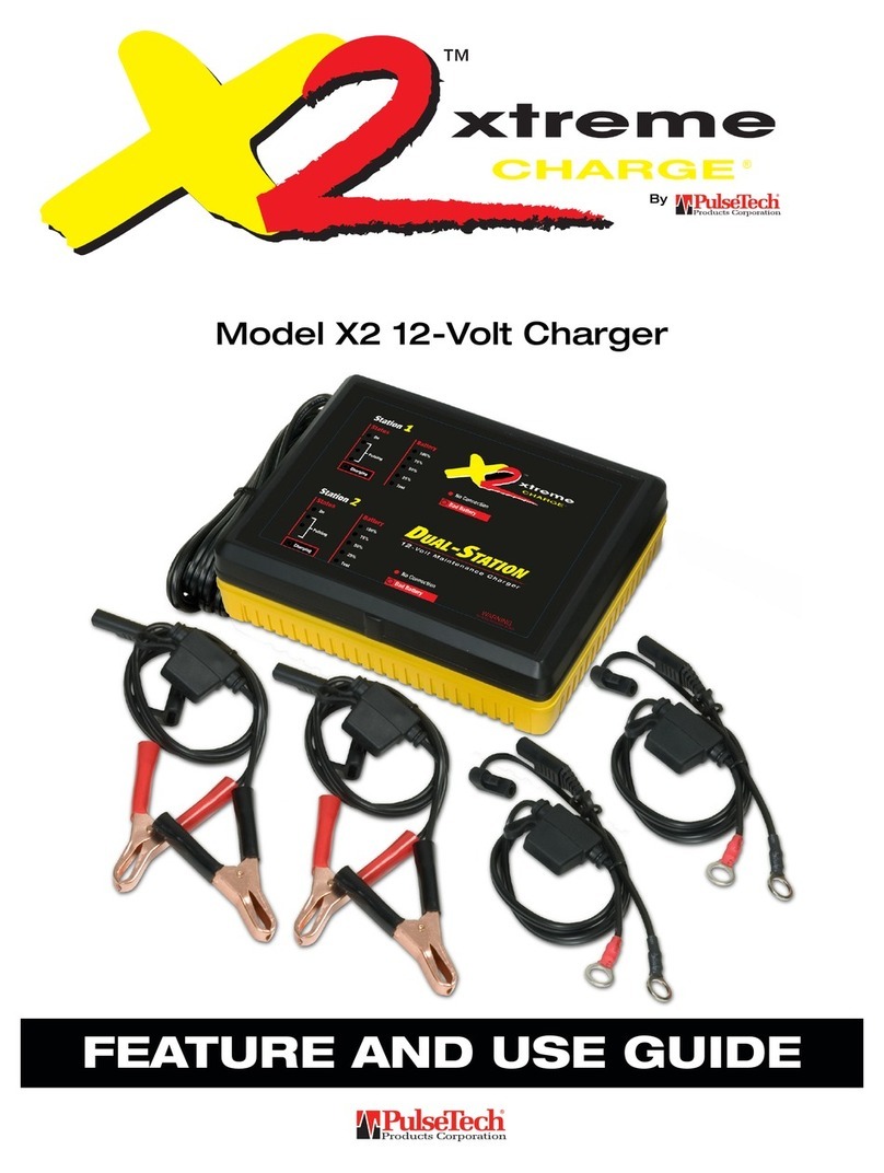 PulseTech X2 xtreme charge Feature and use guide