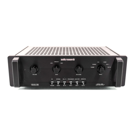 Audio Research LS25 User manual