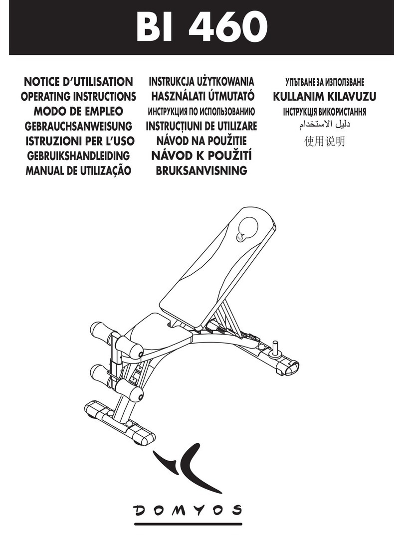 Domyos BI 460 User manual