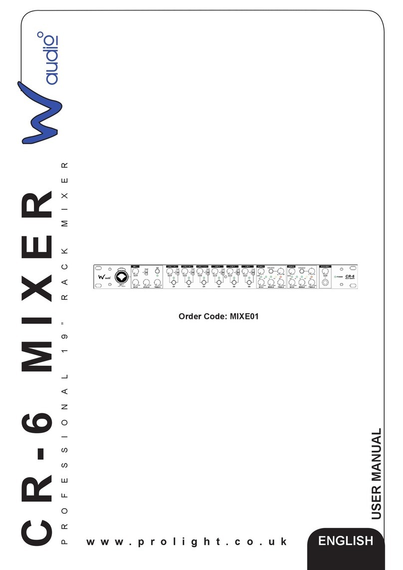 Waudio CR-6 User manual