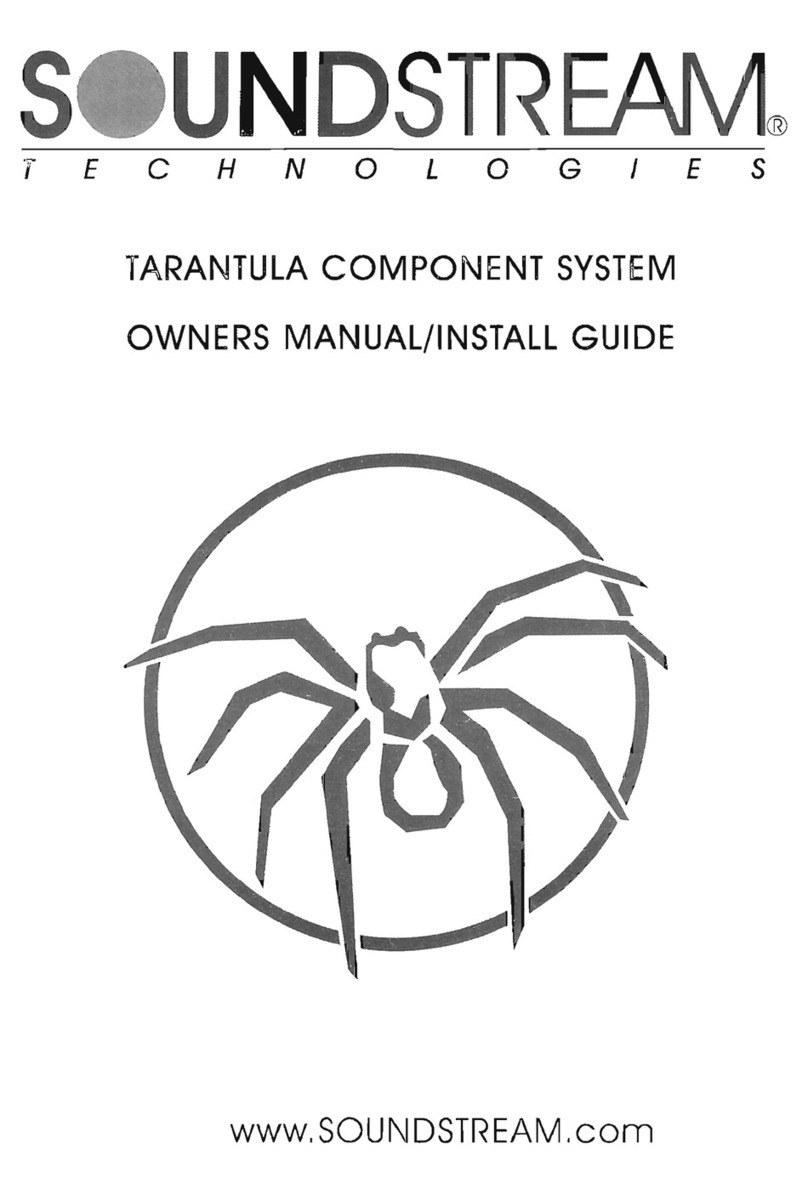 Soundstream TRC.60C Owner's manual & installation guide