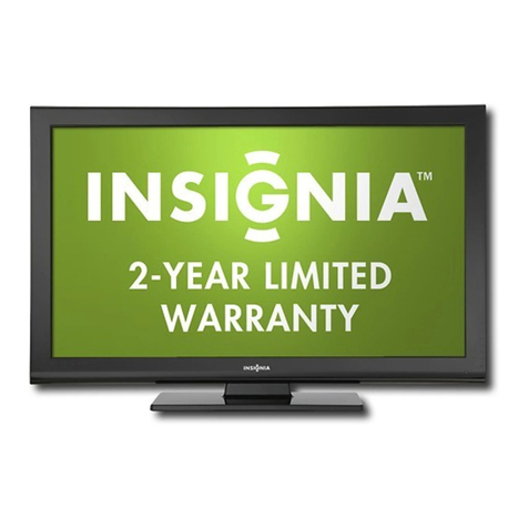 Insignia NS-P501Q-10A - 50" Plasma TV User manual