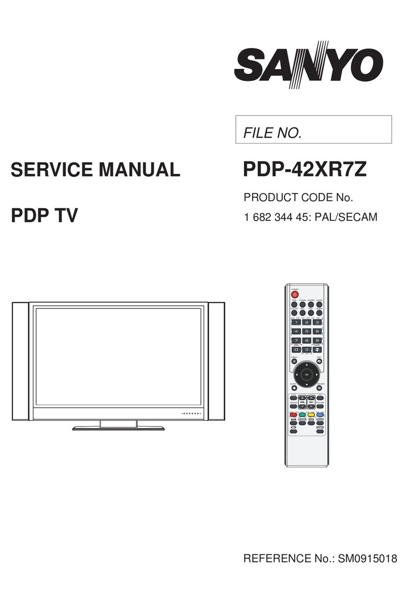Sanyo PDP-42XR7Z User manual