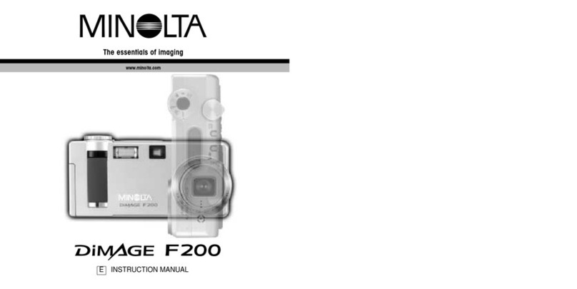 Minolta DiMAGE F200 User manual