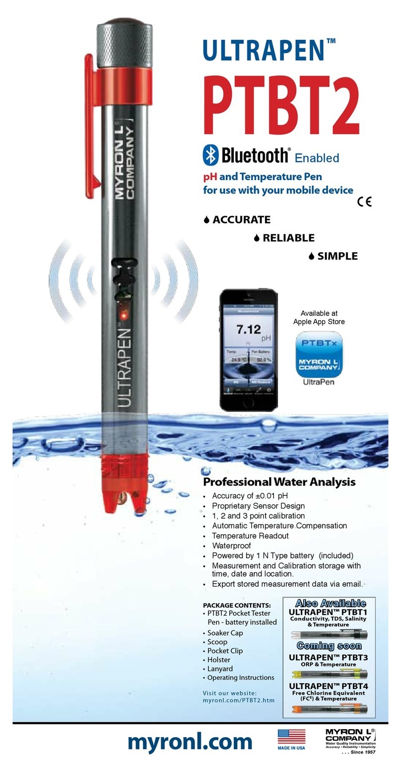 Myron L ULTRAPEN PTBT2 manual