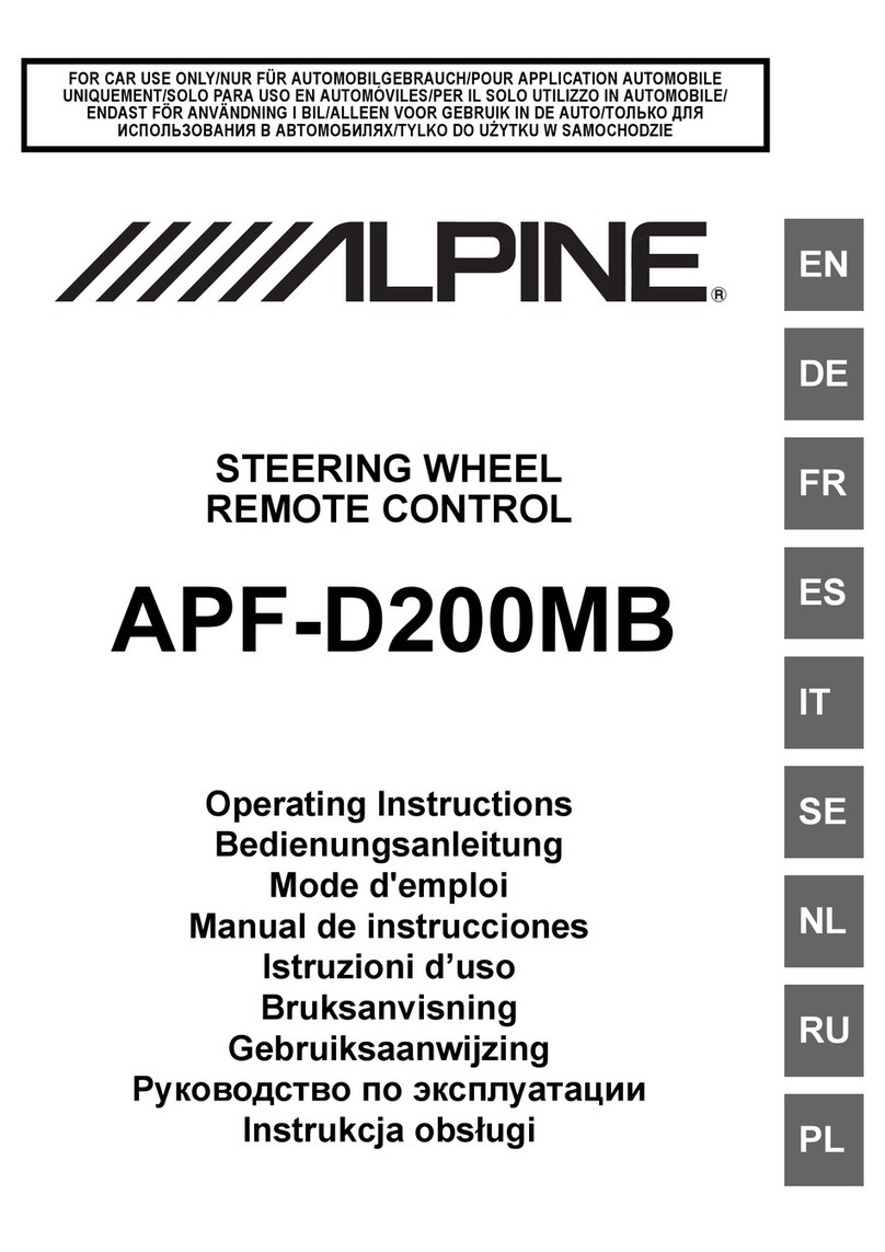 Alpine APF-D200MB User manual