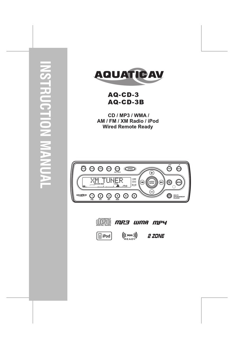 Aquatic AQ-CD-3 User manual