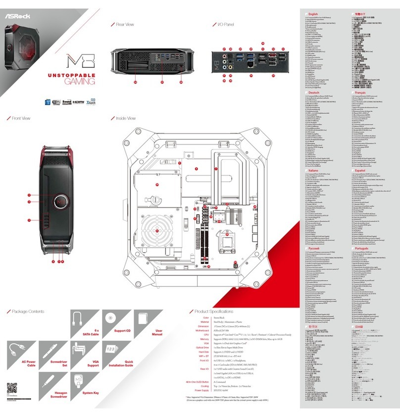 ASROCK M8 quick guide