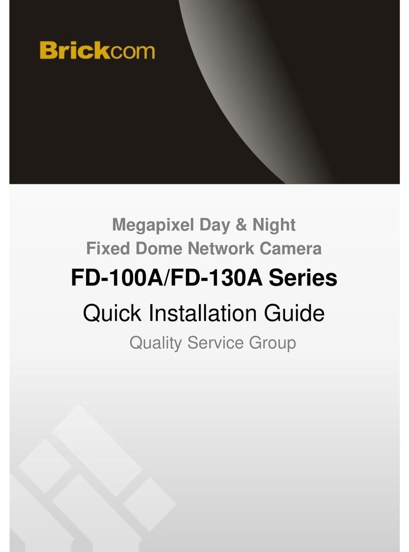 Brickcom FD-100A Series Quick installation guide