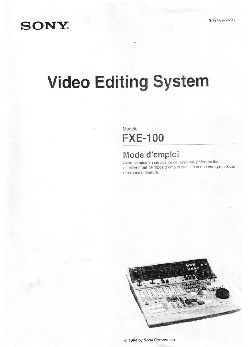 Sony FXE-100 User manual