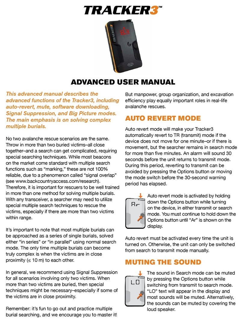 Backcountry Access TRACKER3 Assembly instructions