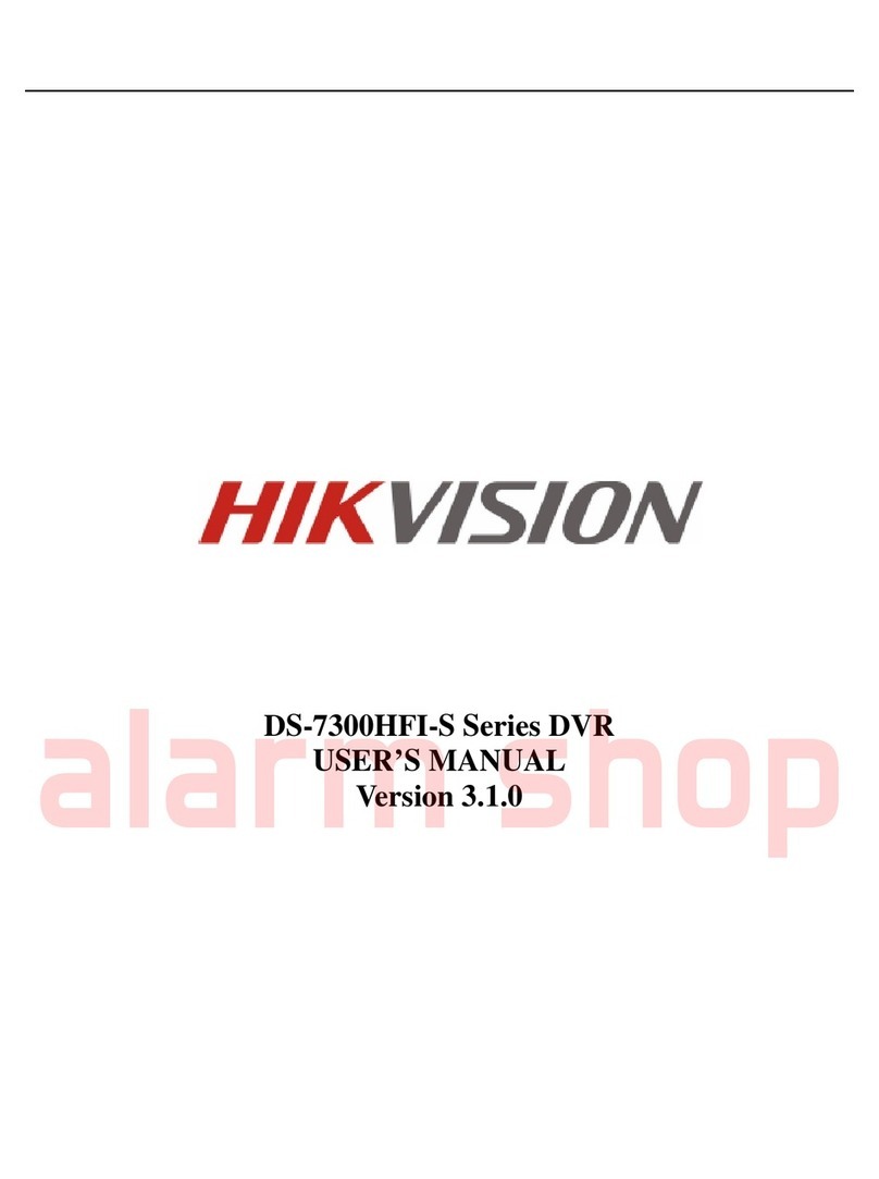 HIK VISION DS-7300HFI-S Series User manual