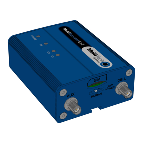 Multitech MultiConnect Cell 100 Series MTC-EV3 User manual Multitech MultiConnect Cell 100 Series MTC-EV3 User manual