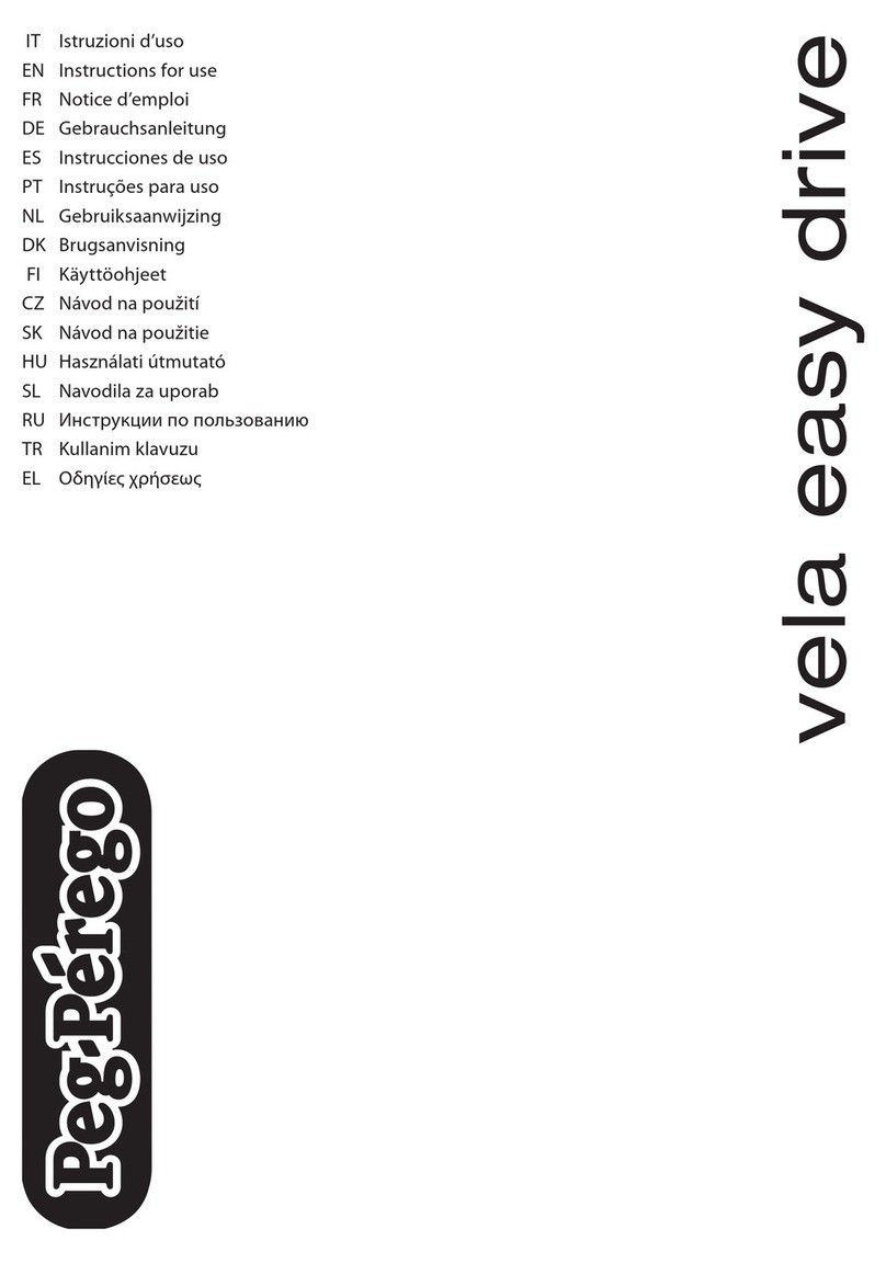 Peg-Perego vela easy drive User manual