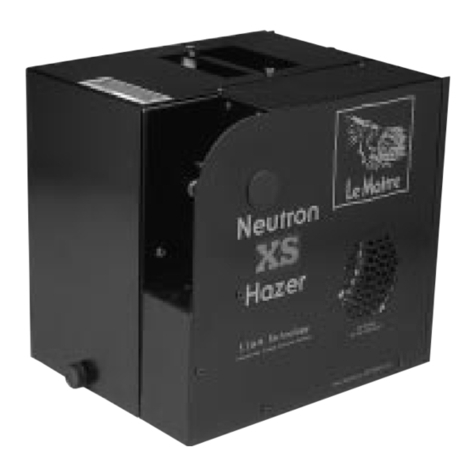 LeMaitre Neutron XS Hazer Operation manual