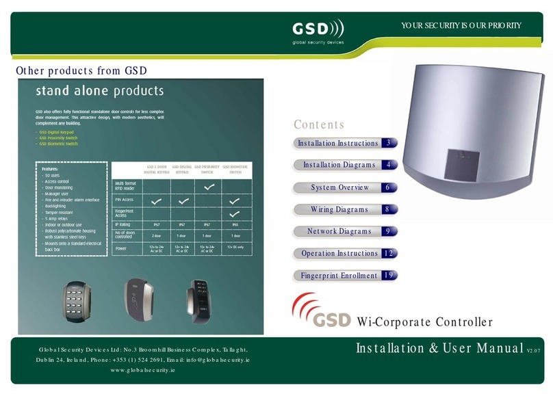 GSD Wi-Corporate Controller Installation & user manual