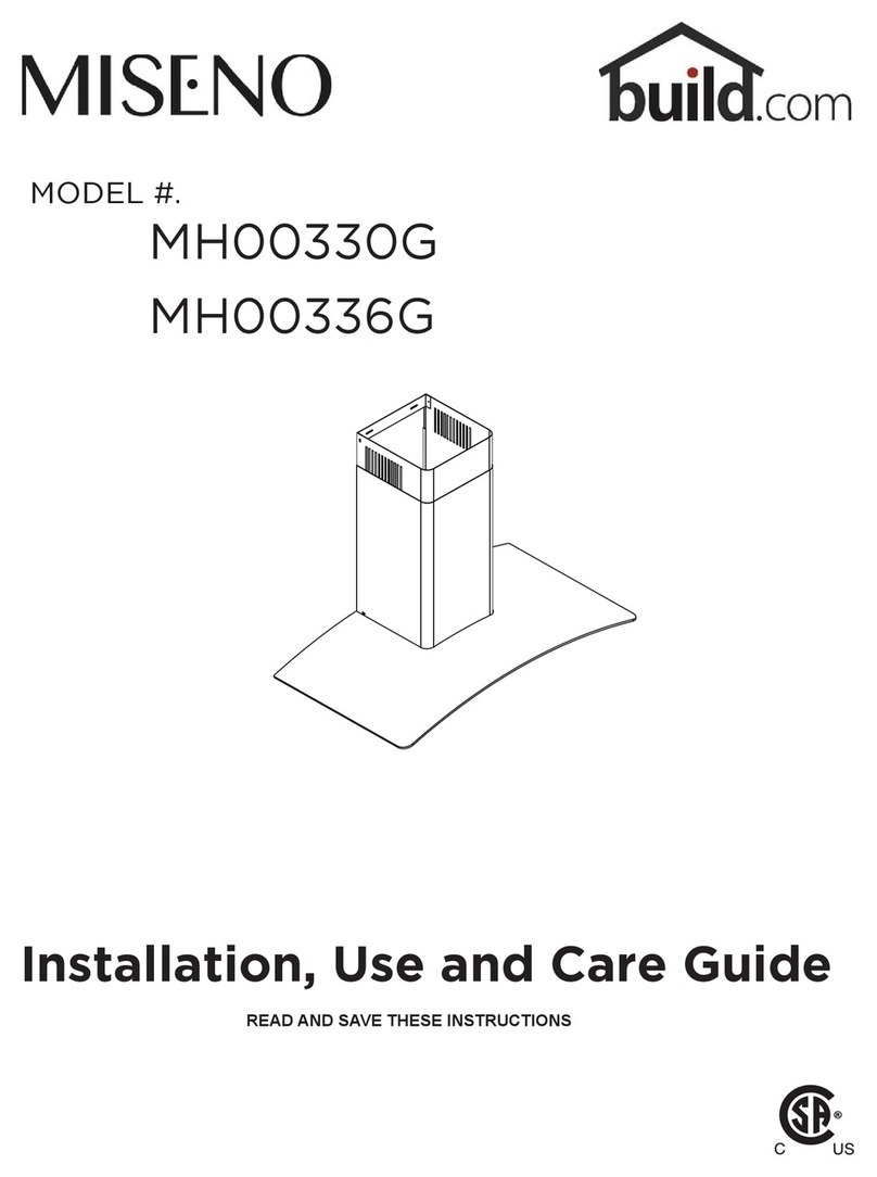 build MH00330G Installation, use and care guide