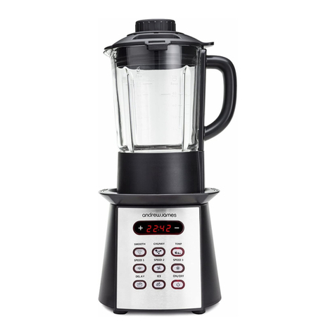 Andrew James Premium Soup Maker and Blender User manual Andrew James Premium Soup Maker and Blender User manual