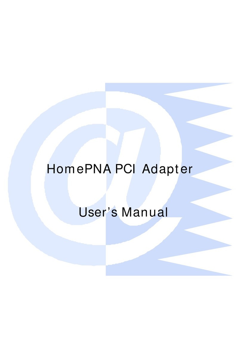 City-Netek HomePNA PCI Adapter user manual