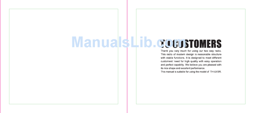 TYT TH-UV3R User manual