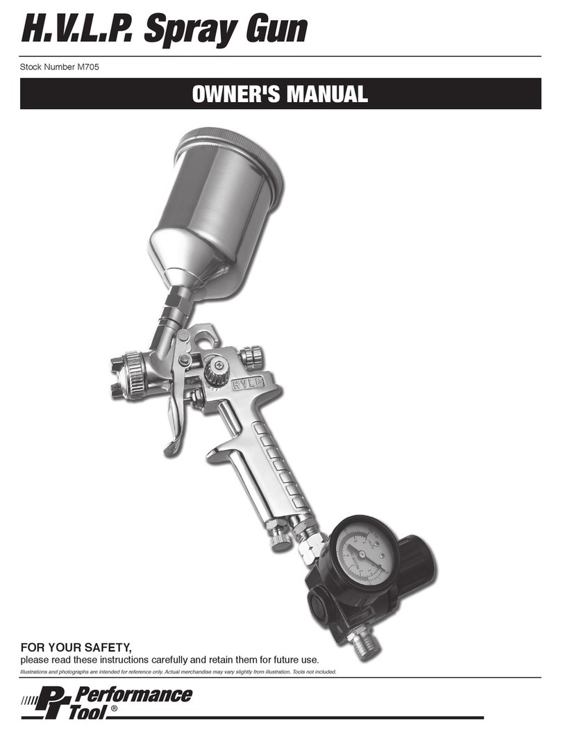 Performance Tool H.V.L.P. Spray Gun User manual Performance Tool H.V.L.P. Spray Gun User manual