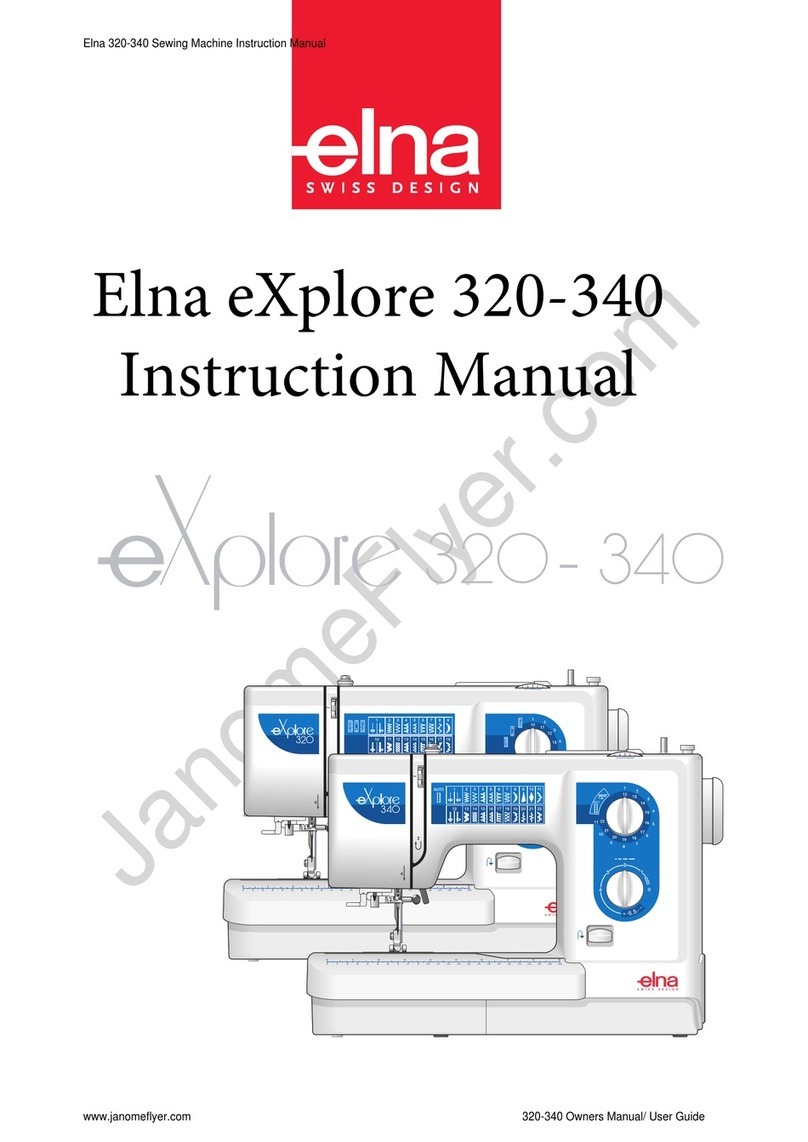 ELNA eXplore 320 instruction manual