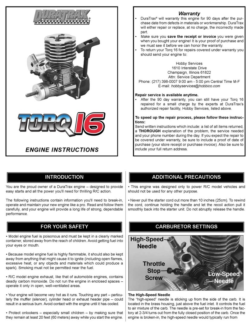 Duratrax TORQ16 User manual