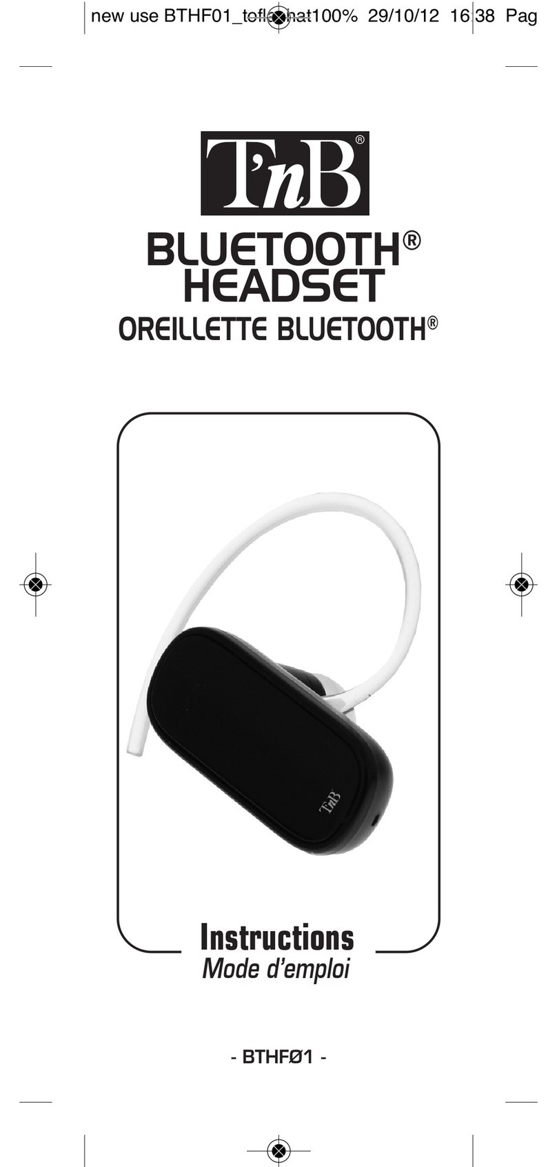 T'nB BTF01 User manual