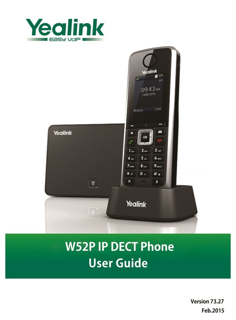 Yealink Telkom W52P User manual