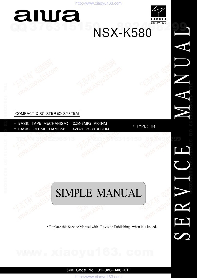 Aiwa NSX-K580 User manual