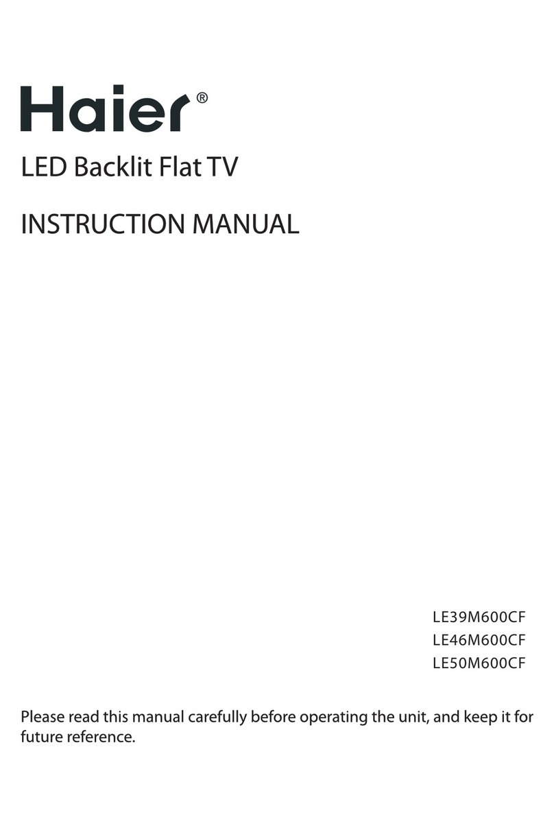 Haier LE39M600CF User manual