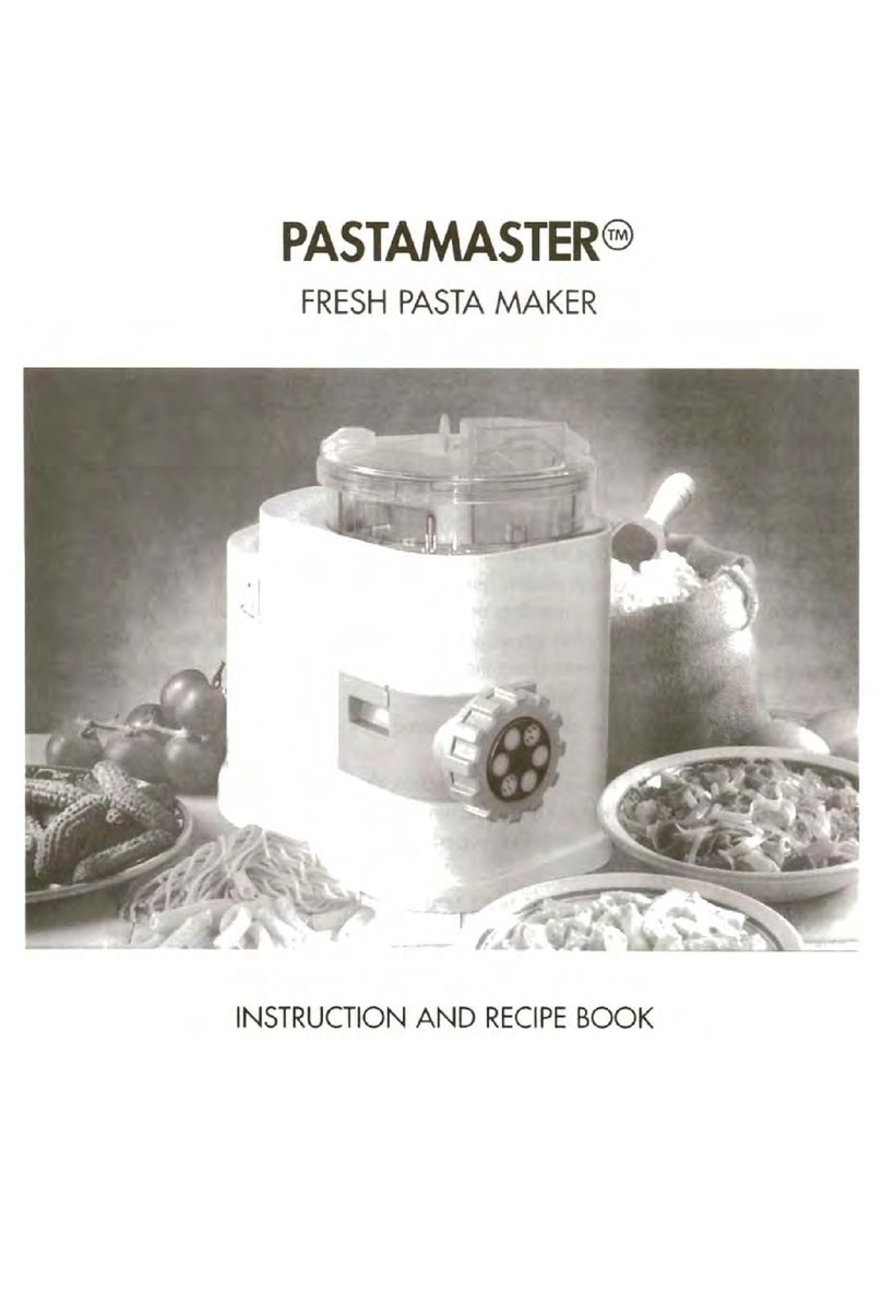Pastamaster 2200 Instruction and recipe book