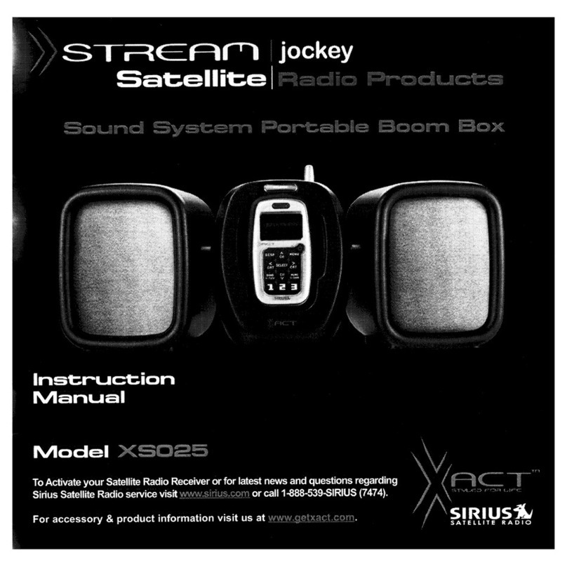 Stream XS025 instruction manual