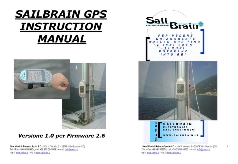 Sailbrain GPS instruction manual